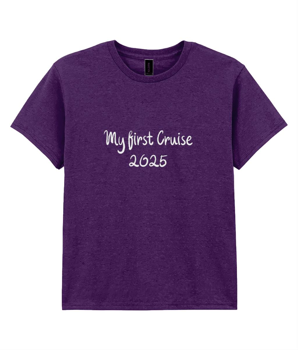 My First Cruise 2025 Kids T-Shirt – Cute Cruise Tee for Young Sailors - Cruise Accessories 