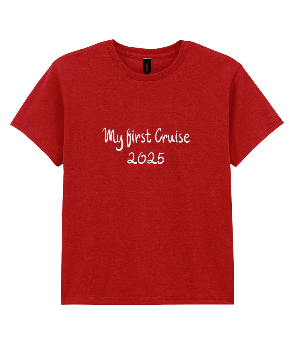 My First Cruise 2025 Kids T-Shirt – Cute Cruise Tee for Young Sailors - Cruise Accessories 