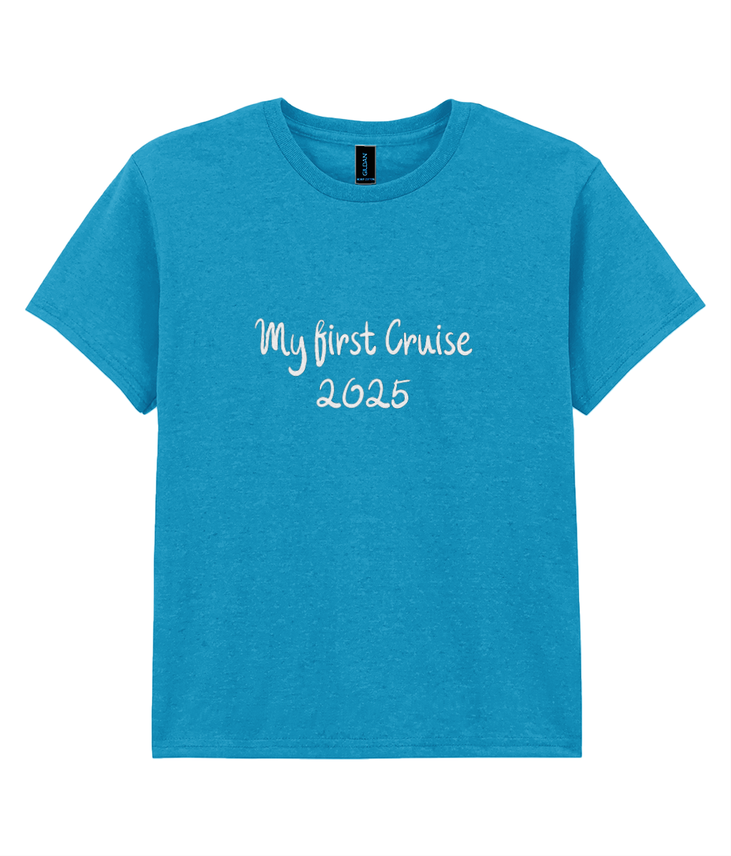My First Cruise 2025 Kids T-Shirt – Cute Cruise Tee for Young Sailors - Cruise Accessories 