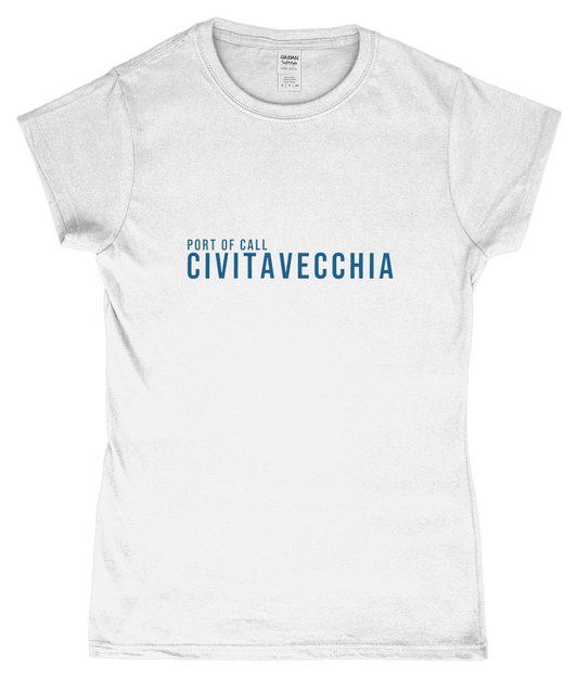Port of Call Civitavecchia Ladies T-Shirt – Cruise Souvenir Tee - Cruise Accessories 