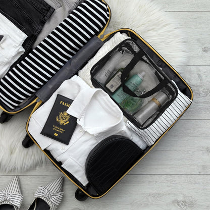 Quick Dry Mesh Beach Bag, Quick Dry Portable Tote Bag with Zipper - Cruise Accessories 