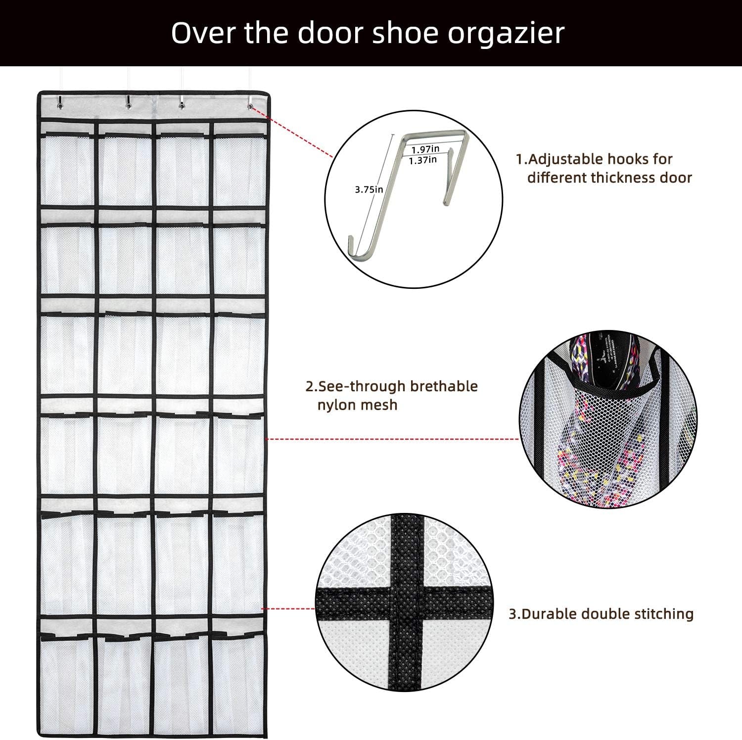 Space-Saving Door Shoe Organizer – Ideal for Cruise Cabins - Cruise Accessories 